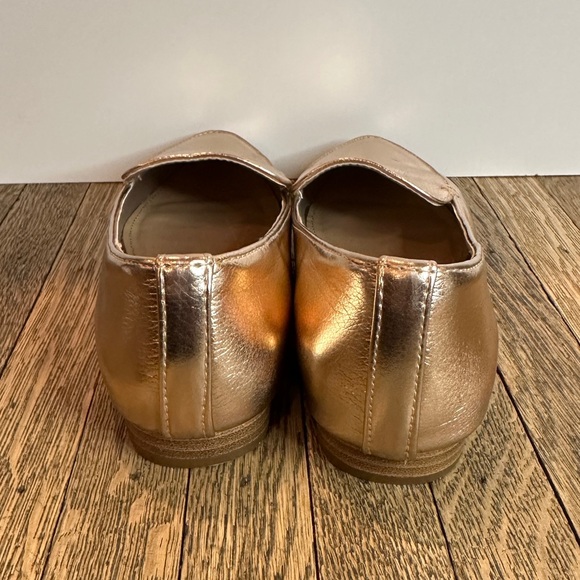 Brand New Forever 21 Rose Gold Pointed Toe Loafer. - Picture 3 of 6